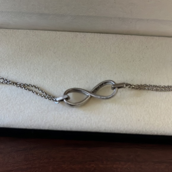 Kay Jewelers Jewelry 7 Sterling Silver Diamond Infinity Bracelet